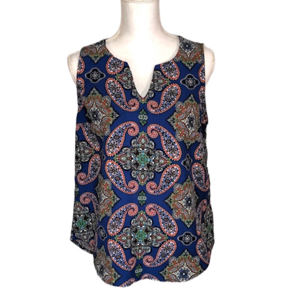 Renee C Jory Split Neck Top